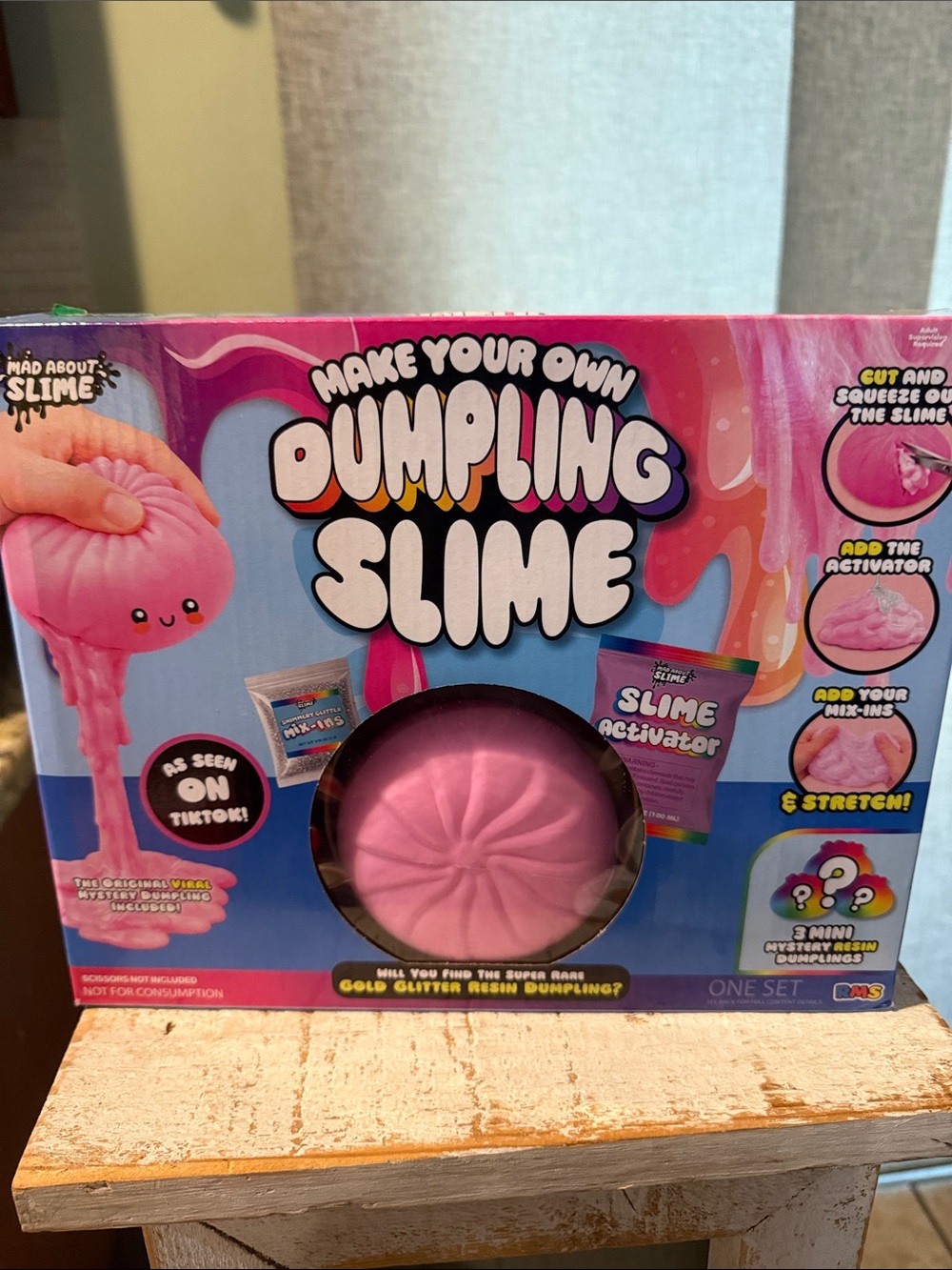 Make your own dumpling slime-kit
